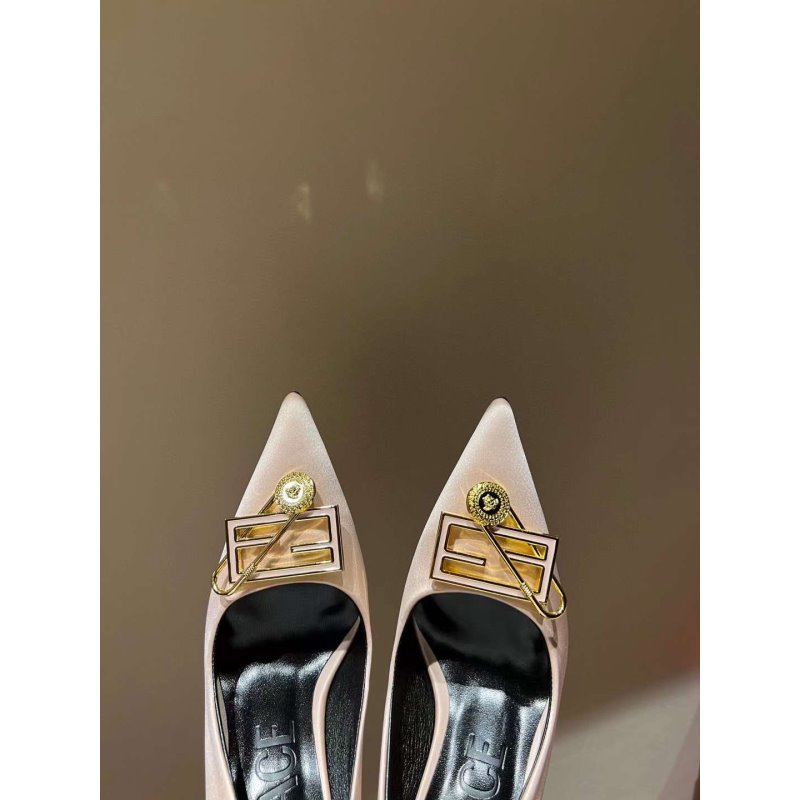Versace  High Heeled Pointed  Shoes SHS05178